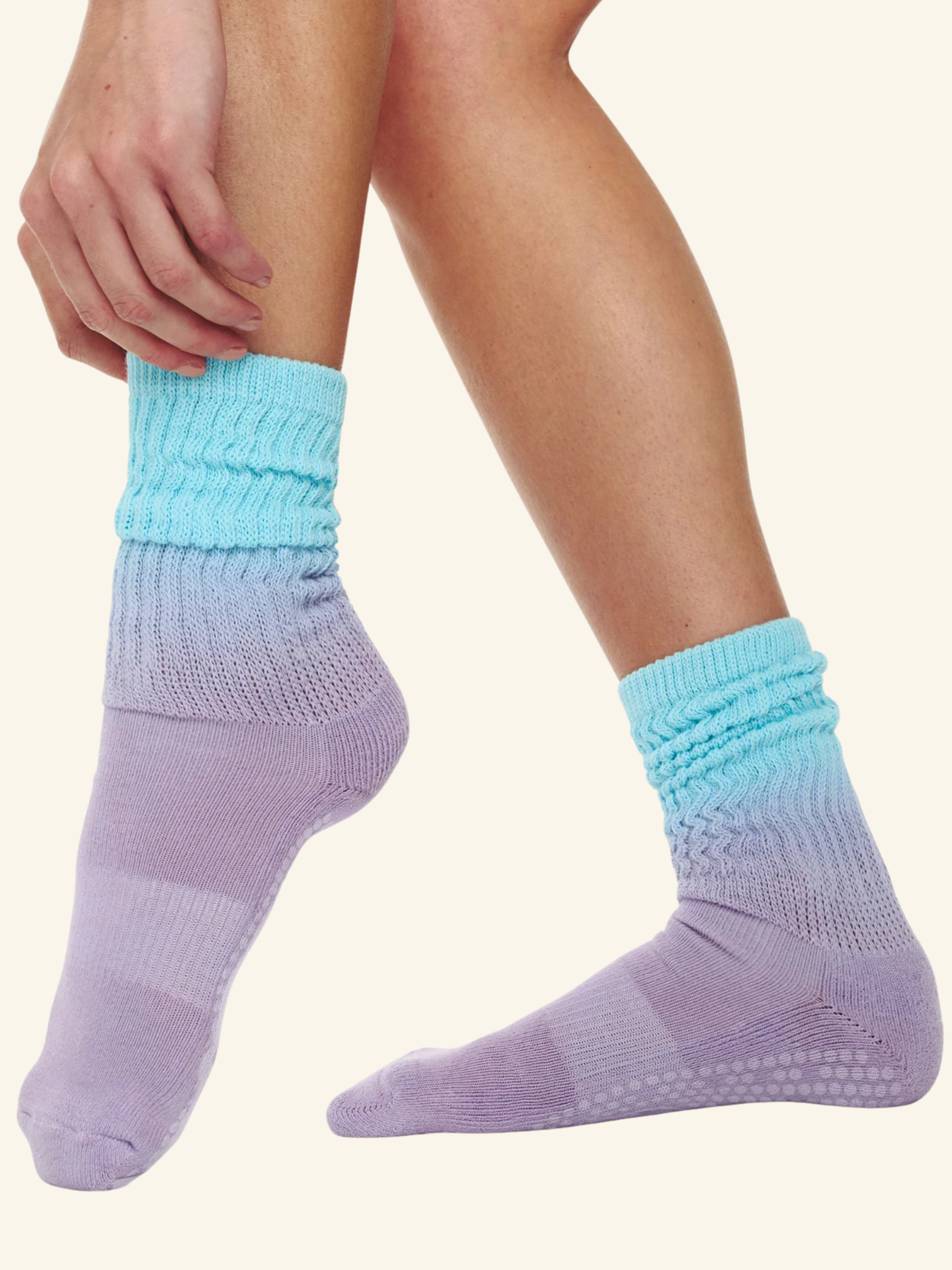 Scrunch Non Slip Grip Socks - Flashdance | MoveActive