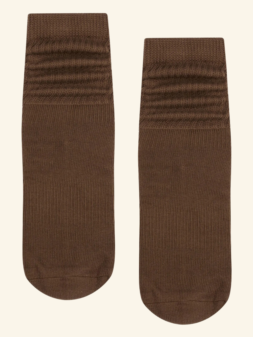 Scrunch Non Slip Grip Socks - Chocolate 🍫 | MoveActive