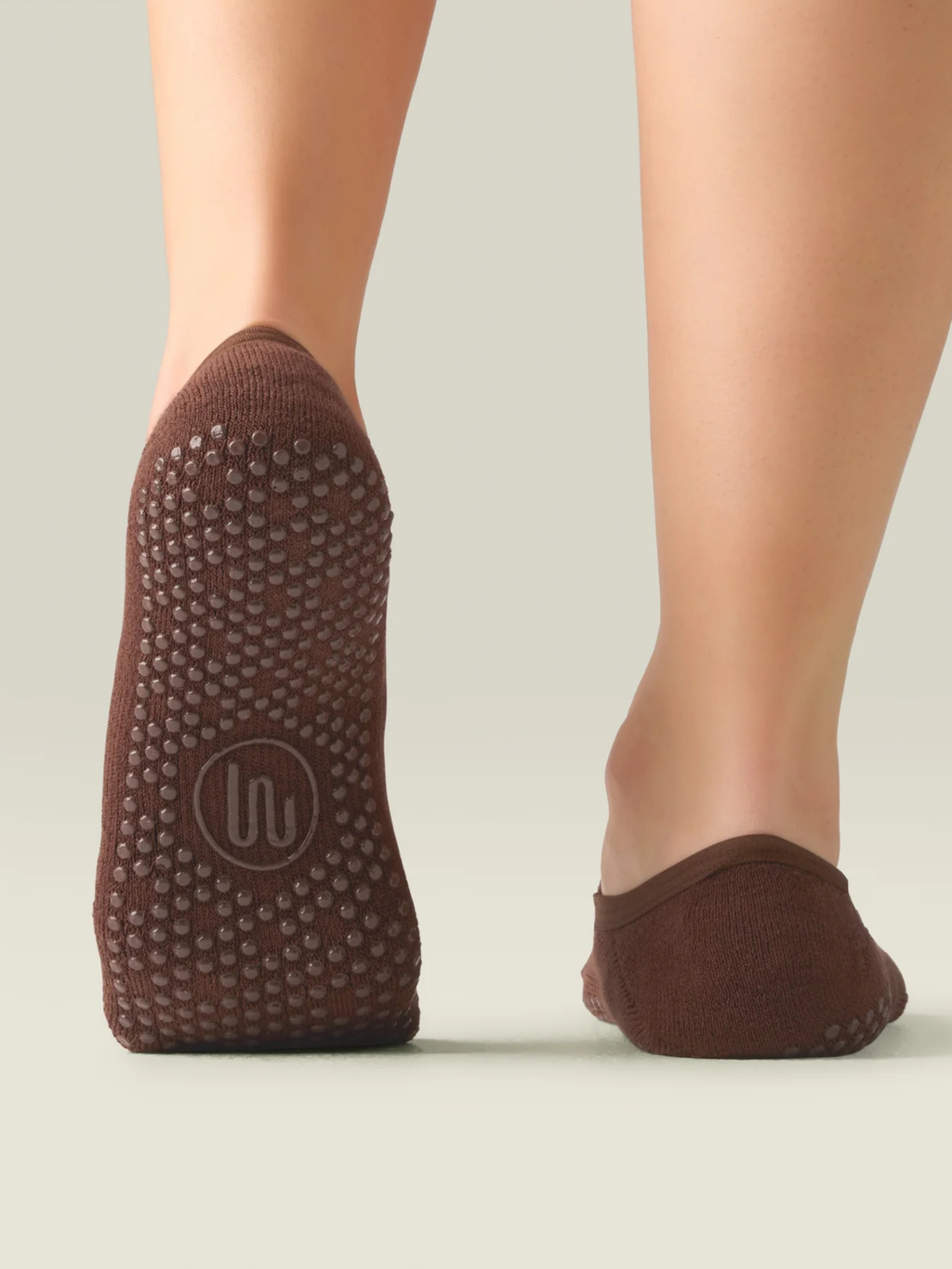 Ballet Non Slip Grip Socks - Espresso 🟤 | MoveActive