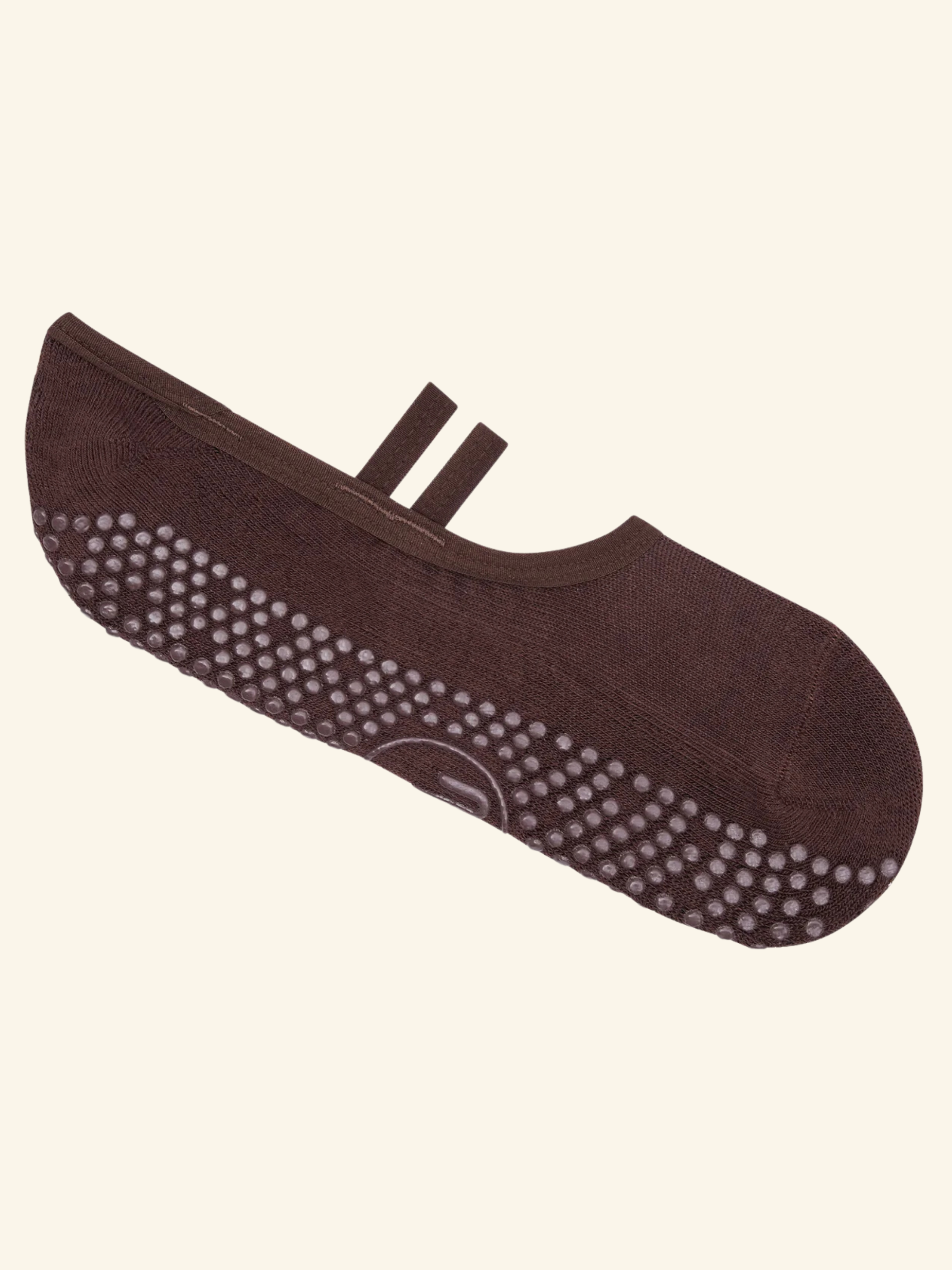 Ballet Non Slip Grip Socks - Espresso 🟤 | MoveActive