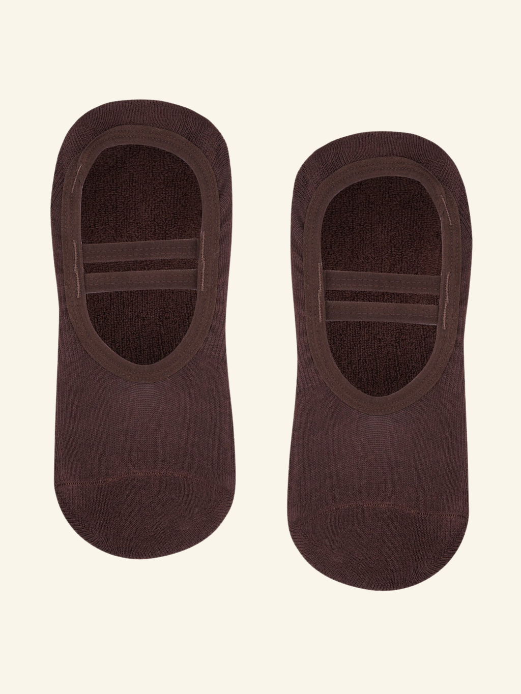 Ballet Non Slip Grip Socks - Espresso 🟤 | MoveActive