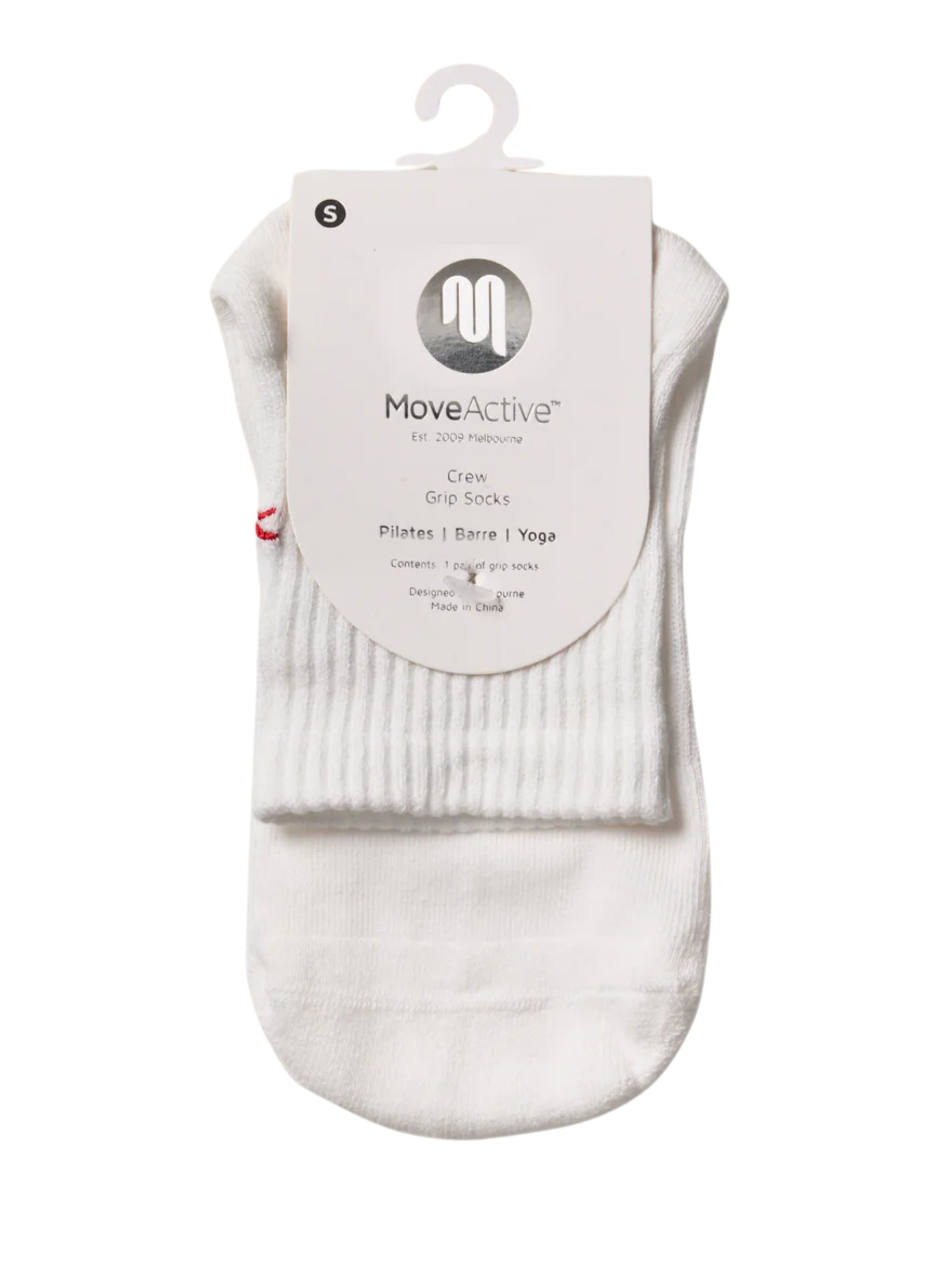 Crew Non Slip Grip Socks - Spicy Chilli 🌶️ | MoveActive