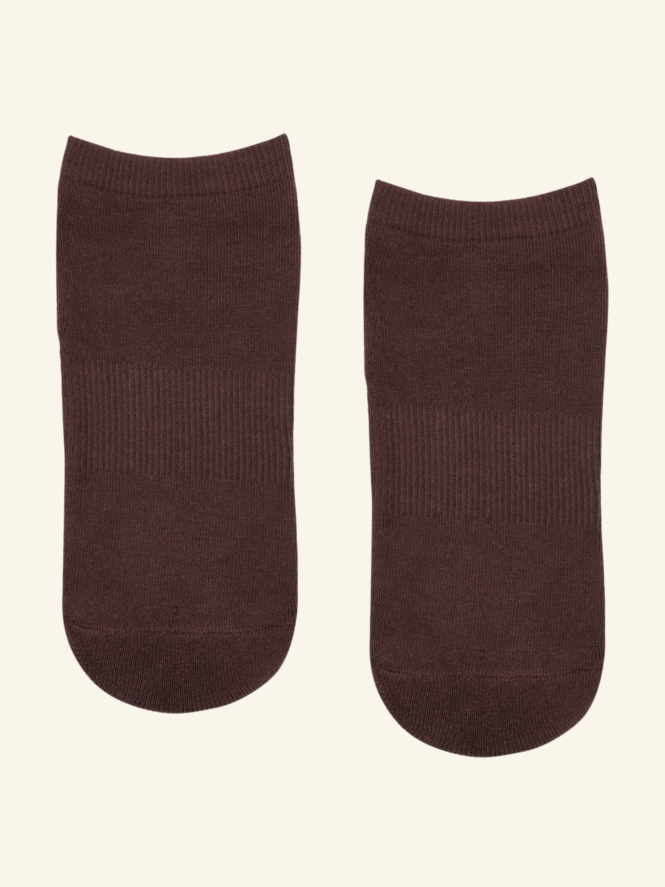 Classic Low Rise Grip Socks - Espresso 🟤 | MoveActive