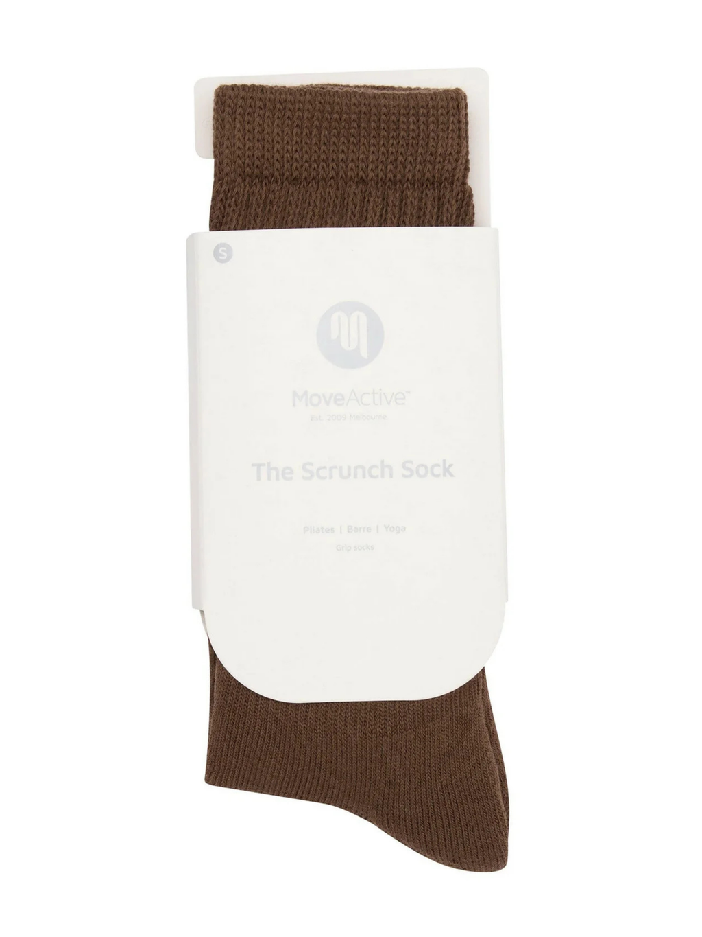 Scrunch Non Slip Grip Socks - Chocolate 🍫 | MoveActive