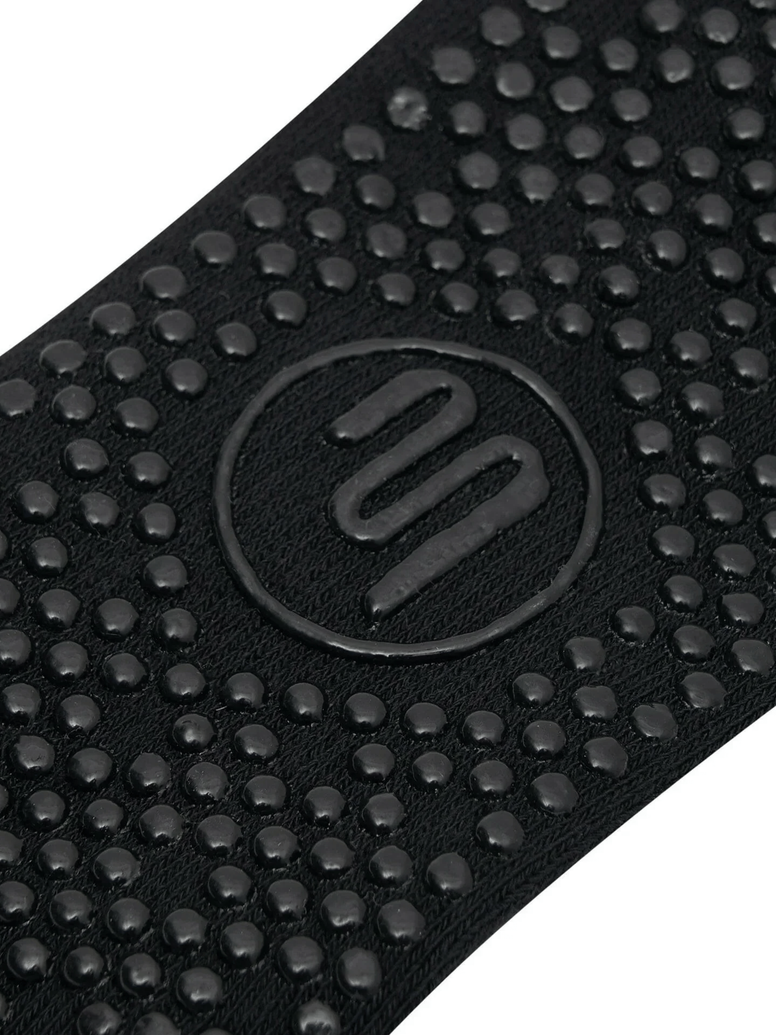Crew Non Slip Grip Socks - Sporty Stripe Black | MoveActive