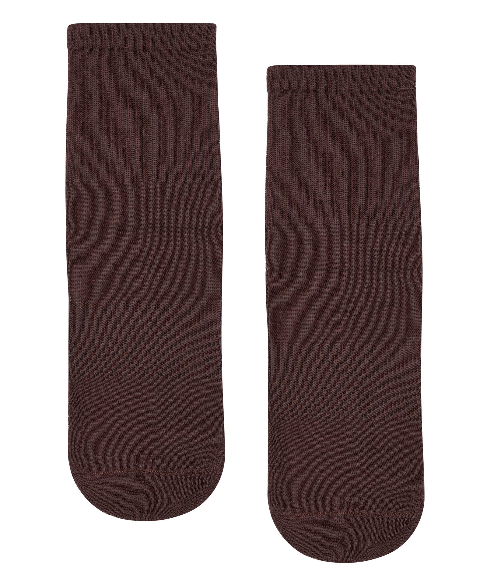 Crew Non Slip Grip Socks - Espresso 🟤 | MoveActive