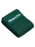 Green resistance band with 'MoveActive' logo on a transparent background